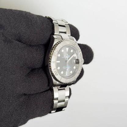 Rolex Yacht-Master 37mm Rhodium Dial Watch Ref# 268622