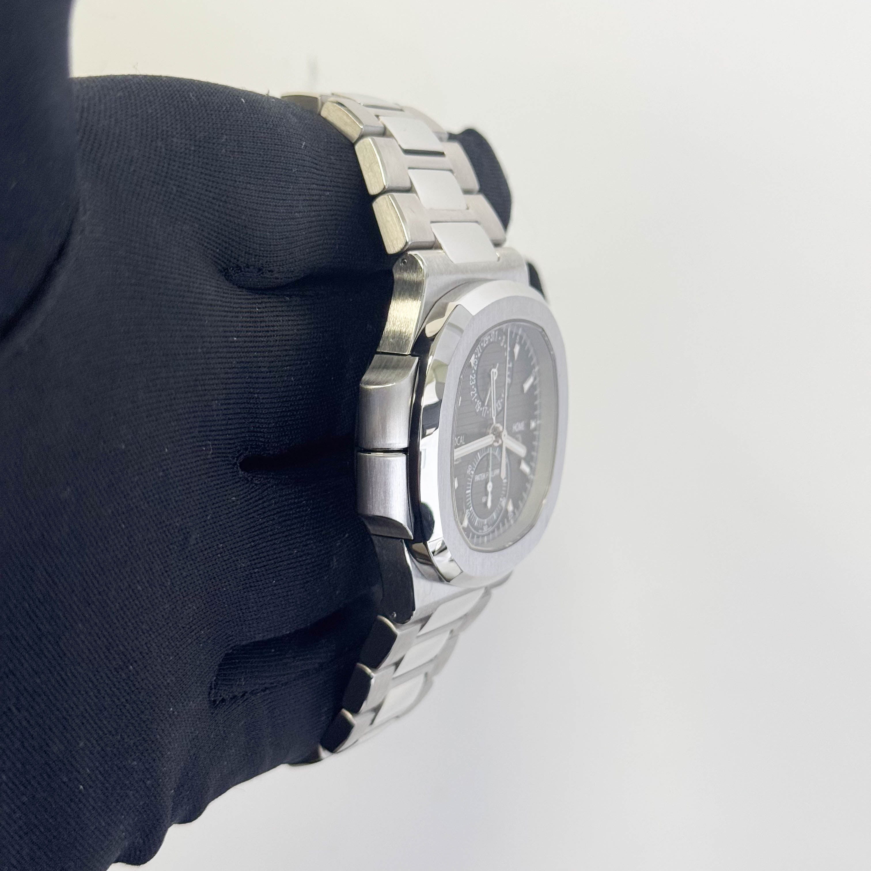 Patek Philippe Nautilus 40.5mm Grey Dial Watch Ref# 5990/1A-001 - Happy Jewelers Fine Jewelry Lifetime Warranty