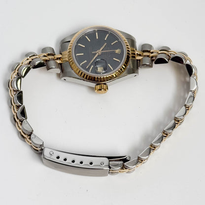 Rolex Datejust 26mm Black Dial Watch Ref# 69173 - Happy Jewelers Fine Jewelry Lifetime Warranty