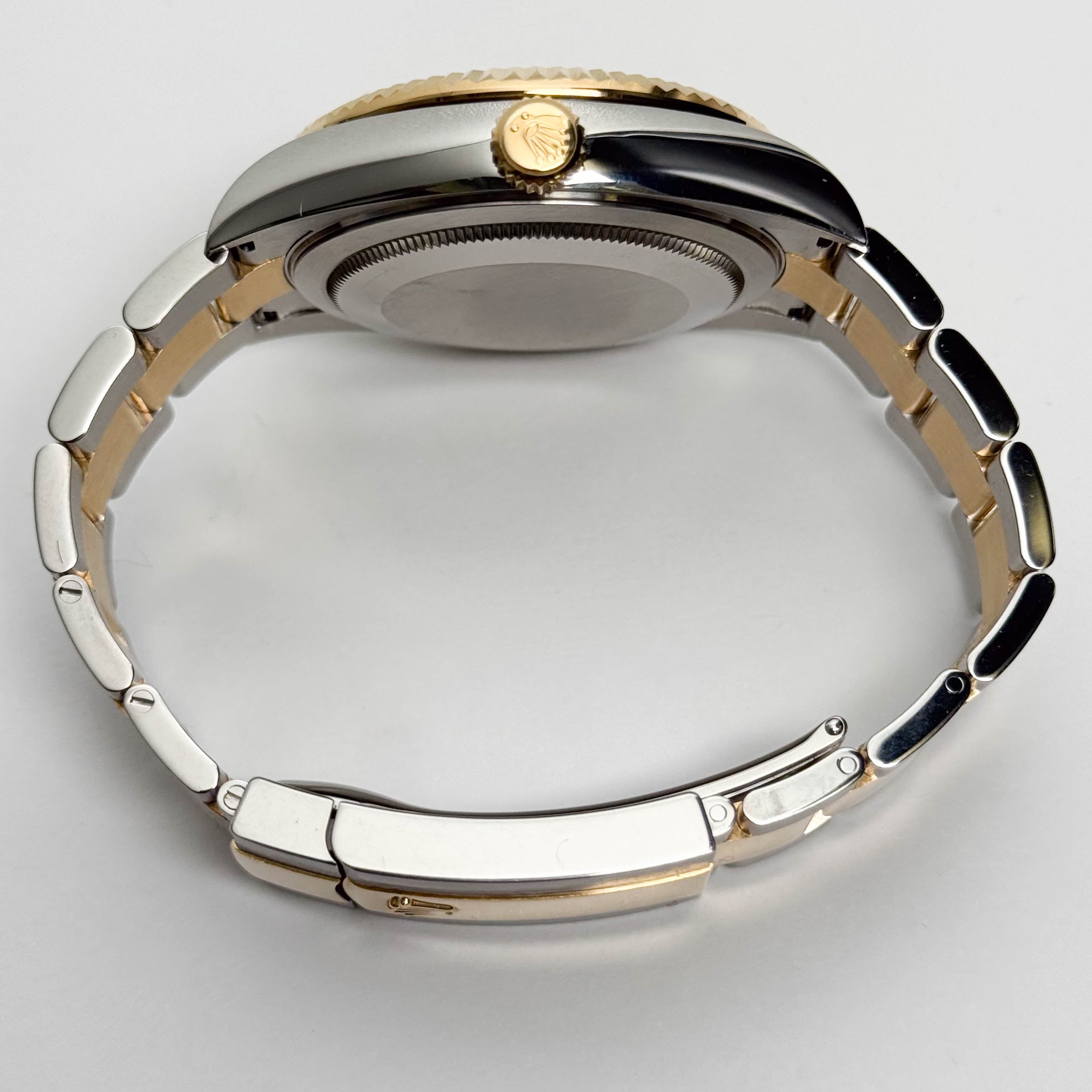Rolex Sky-Dweller 42mm Champagne Stick Dial Watch Ref# 326933