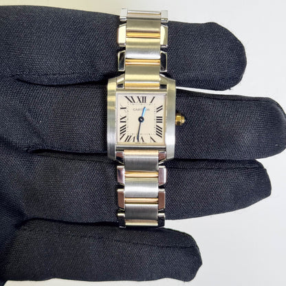 Cartier Tank 20mm White Dial Watch Ref# W51007Q4 - Happy Jewelers Fine Jewelry Lifetime Warranty