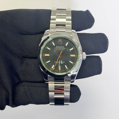 Rolex Milgauss 40mm Black Dial Watch Ref# 116400V