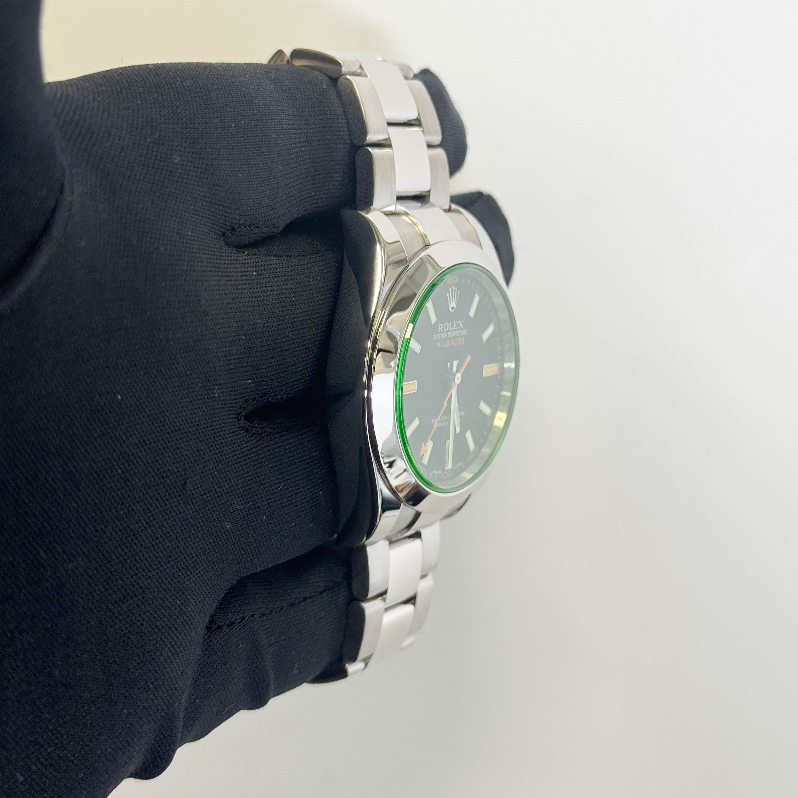 Rolex Milgauss 40mm Black Dial Watch Ref# 116400V