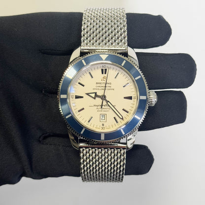 Breitling Superocean 46mm Cream Dial Watch Ref# A17320