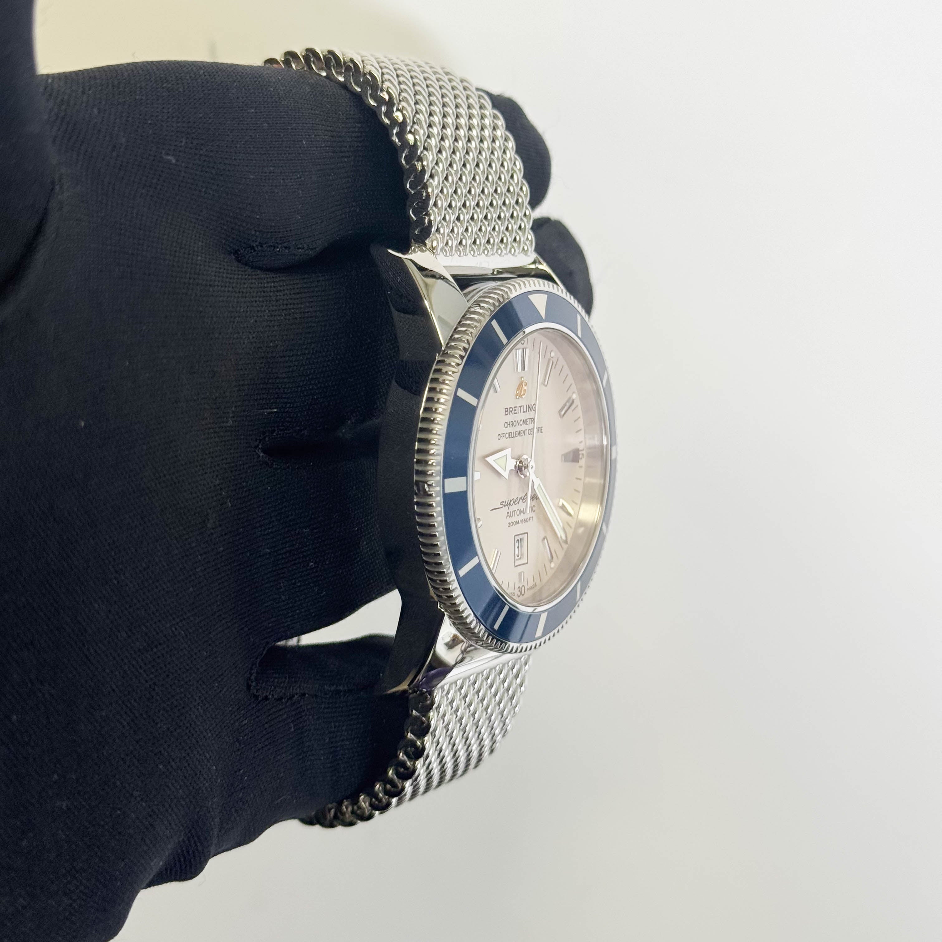 Breitling Superocean 46mm Cream Dial Watch Ref# A17320