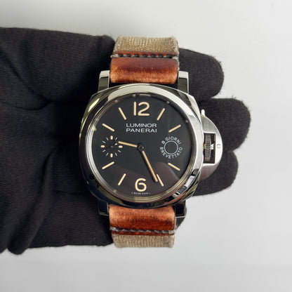 Panerai Luminor 44mm Black Dial Watch Ref# PAM00590