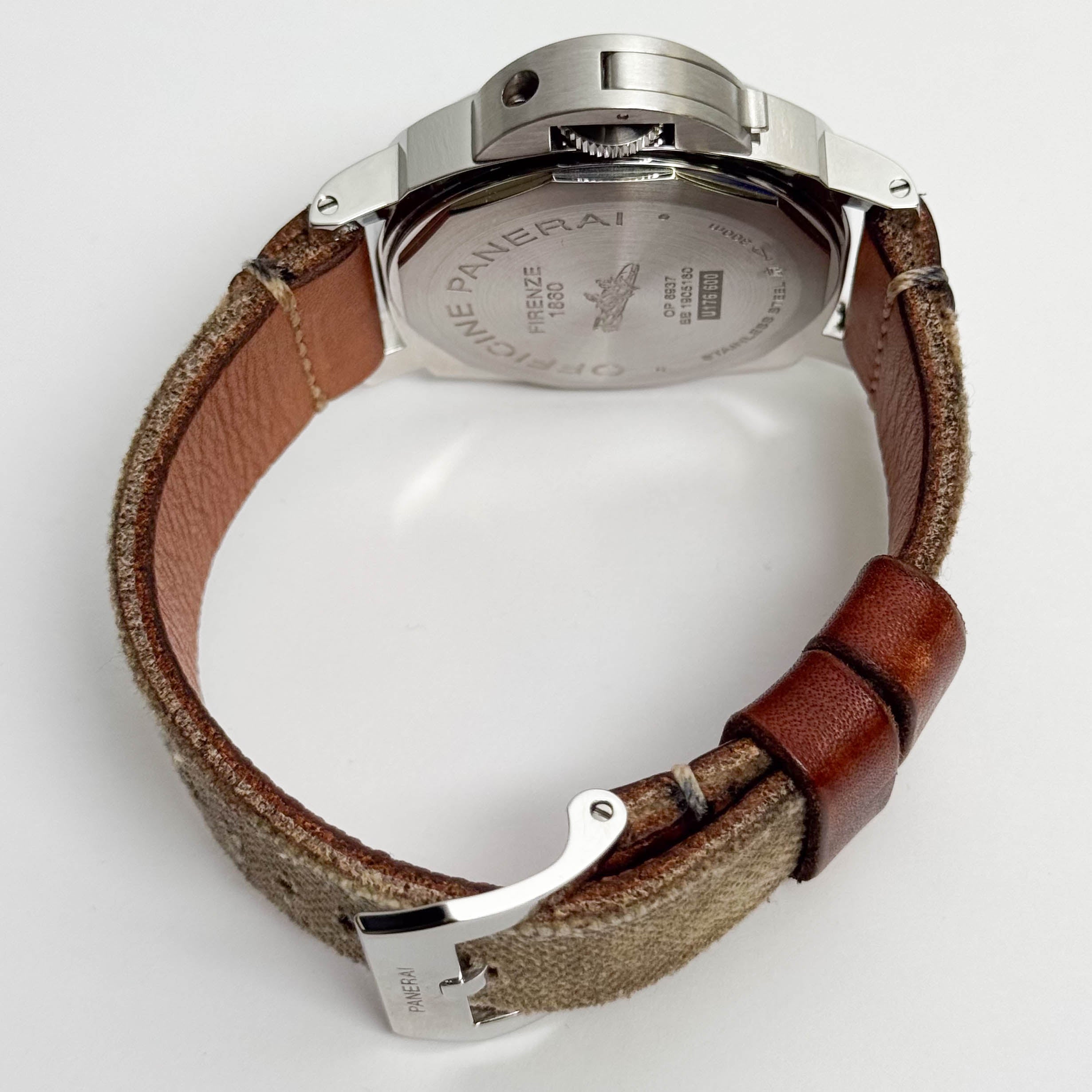 Panerai Luminor 44mm Black Dial Watch Ref# PAM00590