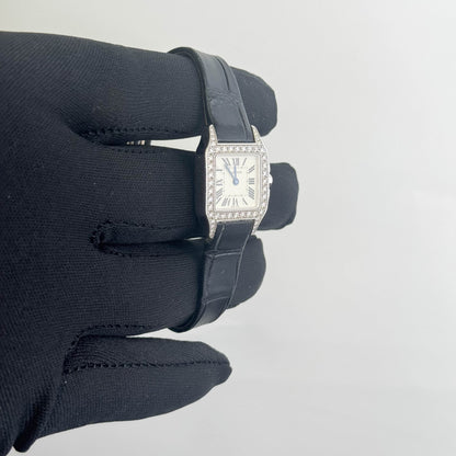 Cartier Demoiselle 28mm White Dial Watch Ref# WF902007