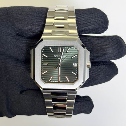 Patek Philippe Cubitis 45mm Green Dial Watch Ref# 5821/1A-001 - Happy Jewelers Fine Jewelry Lifetime Warranty