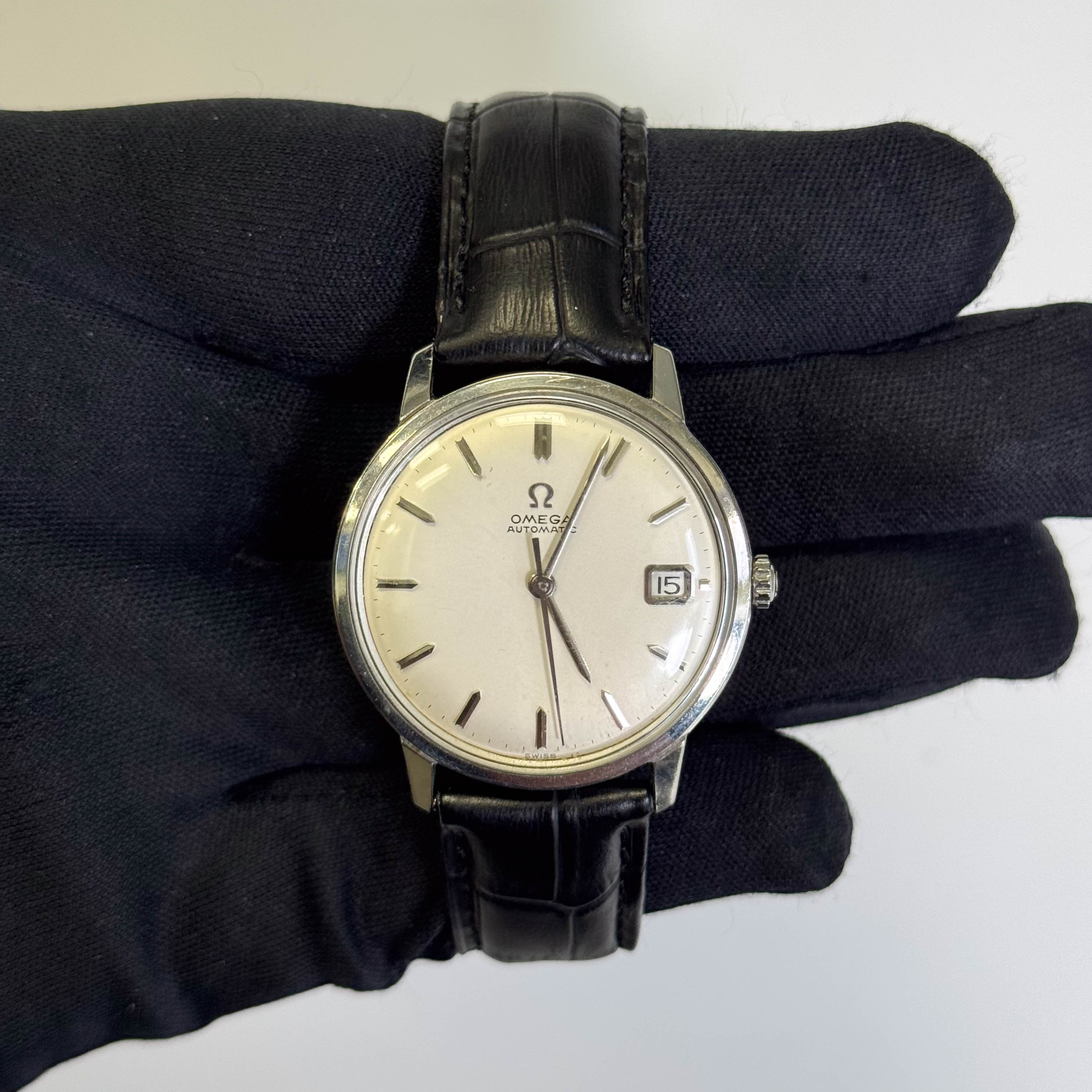 Omega Seamaster 34 mm Silver Dial Watch Ref# 166.009