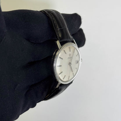 Omega Seamaster 34 mm Silver Dial Watch Ref# 166.009 - Happy Jewelers Fine Jewelry Lifetime Warranty