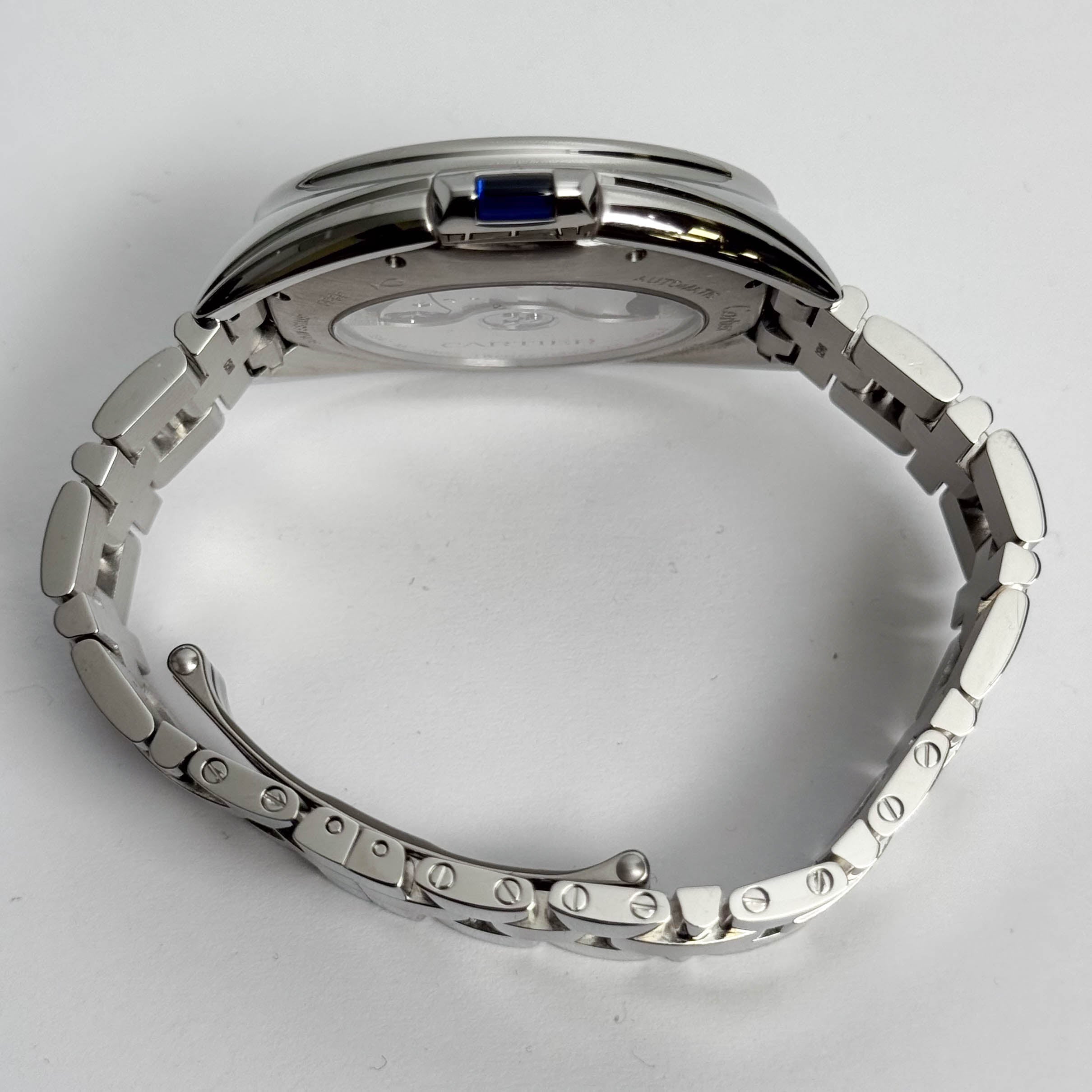 Cartier Cle 35mm Silver Dial Watch Ref# WSCL0007
