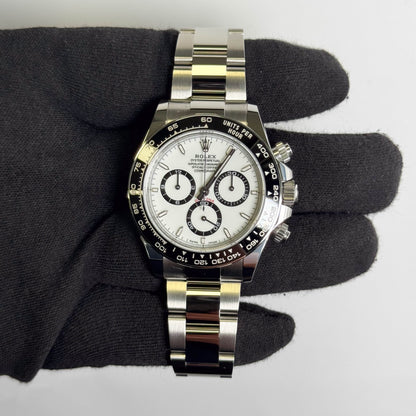 Rolex Daytona 40mm White Dial Watch Ref# 126500LN