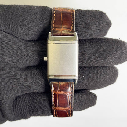 Jaeger Le Coultre Reverso Shadow 23mm Black  Dial Watch Ref# 251.8.86