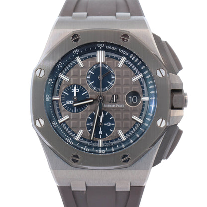 Audemars Piguet Offshore 44mm Grey Dial Watch Ref# 26400IO.OO.A004CA.02 - Happy Jewelers Fine Jewelry Lifetime Warranty
