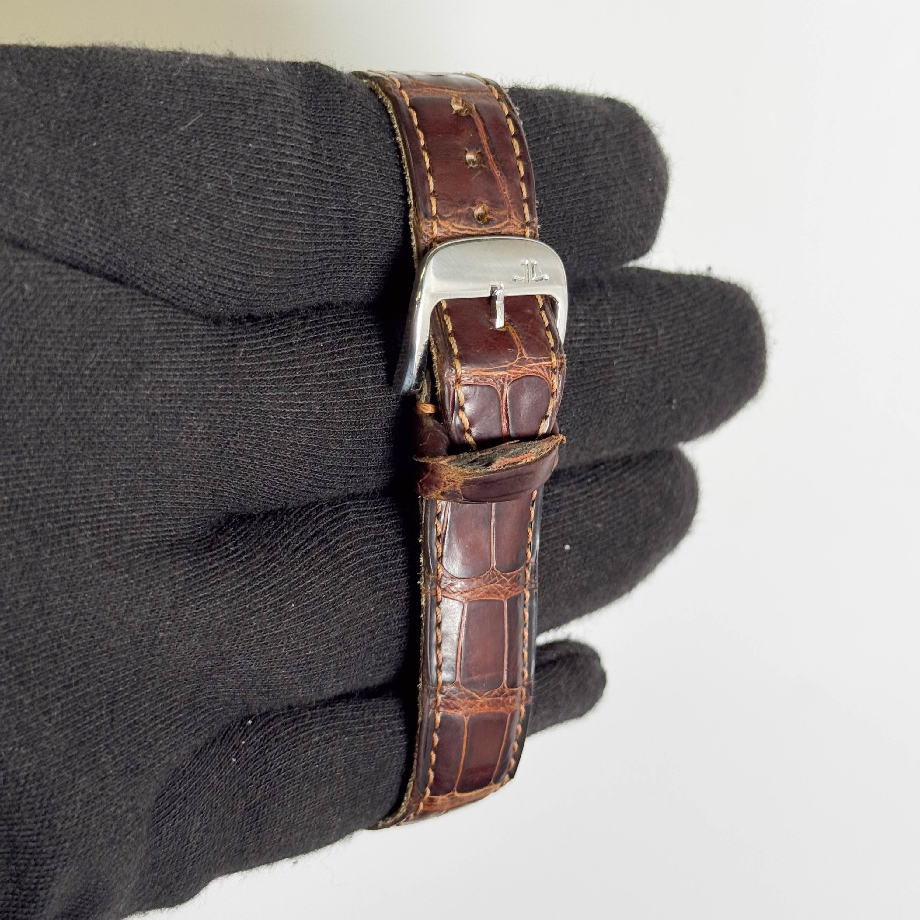 Jaeger Le Coultre Reverso Shadow 23mm Black  Dial Watch Ref# 251.8.86