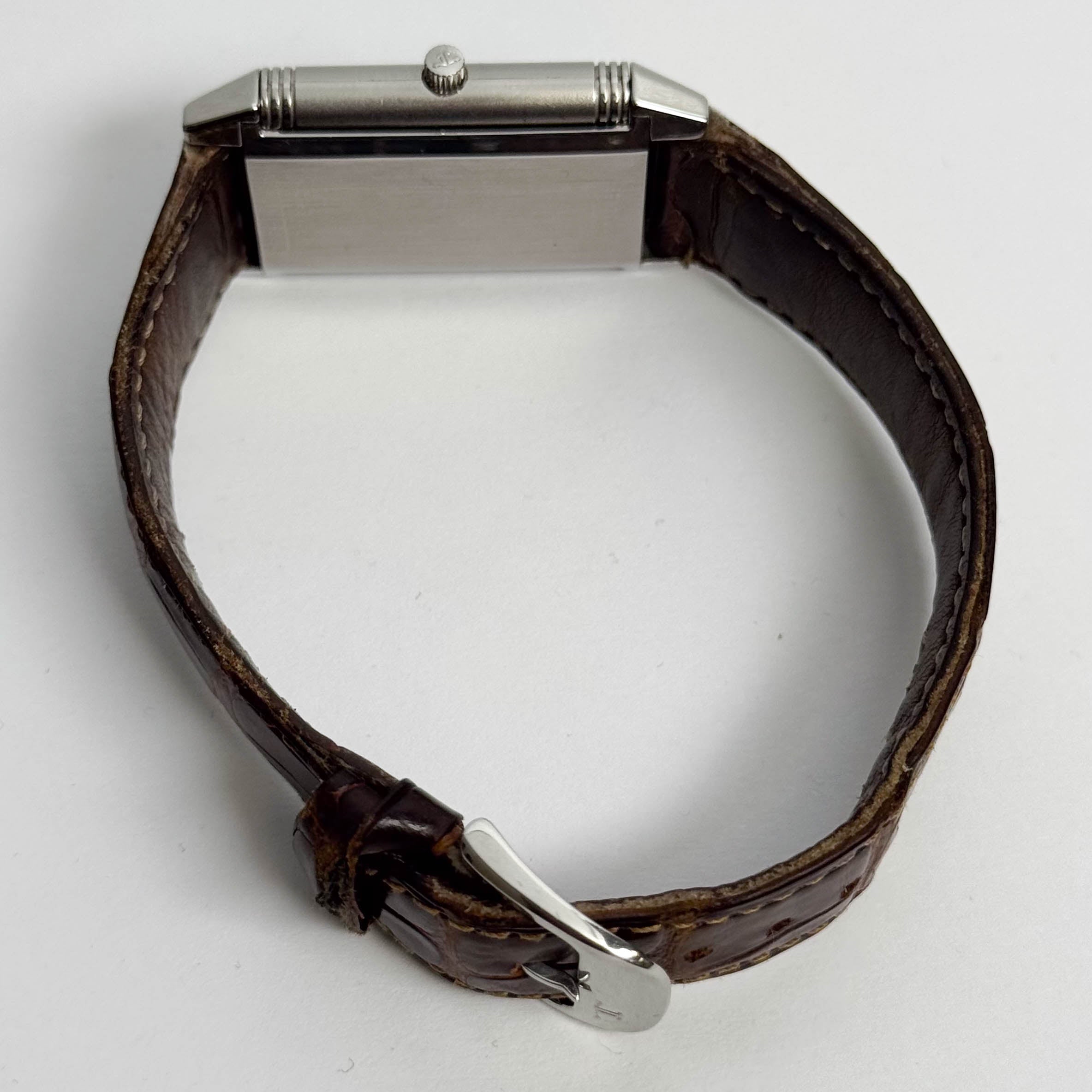 Jaeger Le Coultre Reverso Shadow 23mm Black  Dial Watch Ref# 251.8.86