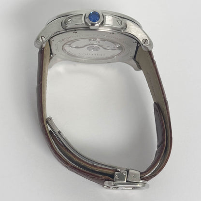 Cartier Calibre De 42mm Silver Dial Watch Ref# W7100037