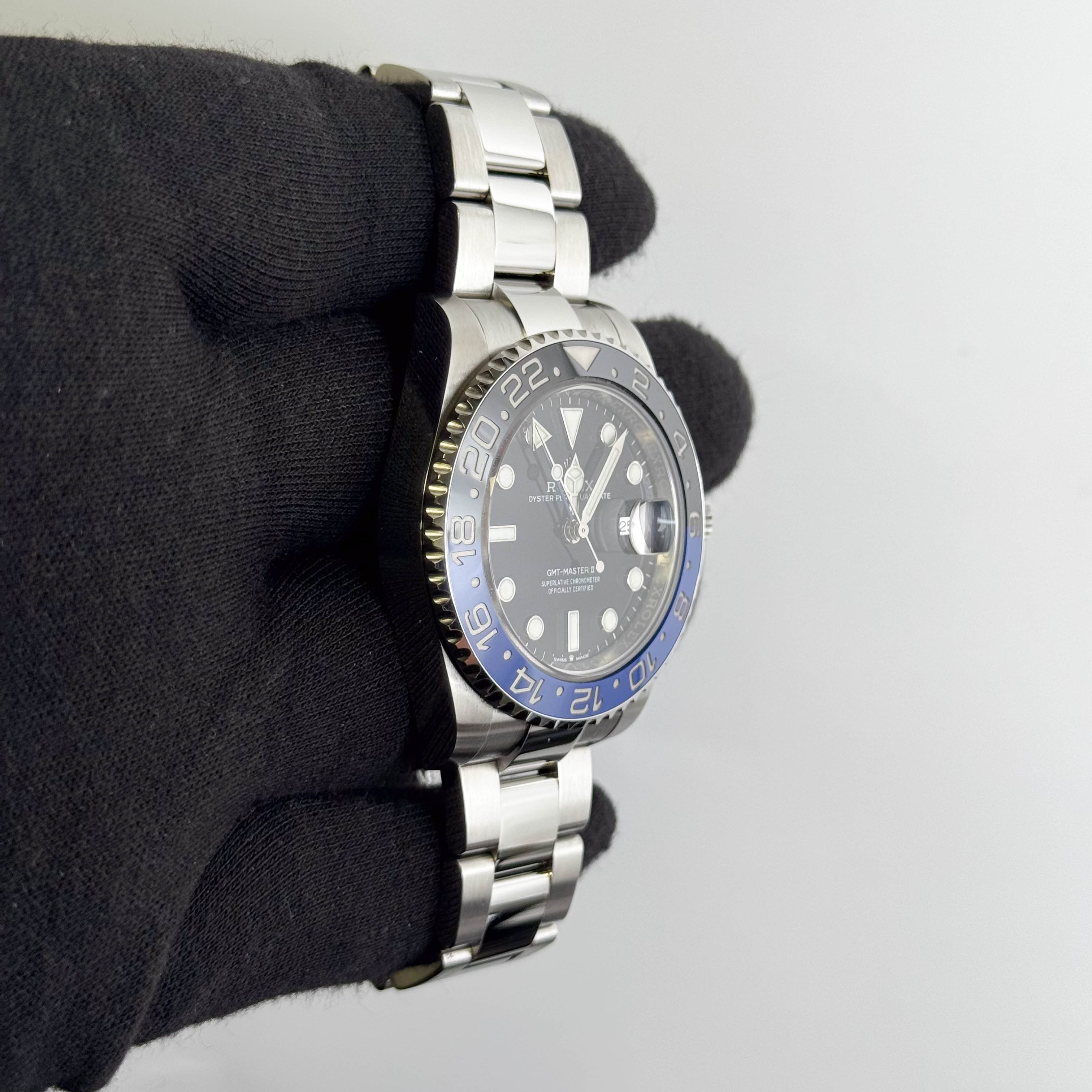 Rolex GMT-Master II "Batman" 40mm Black Dial Watch Ref# 126710BLNR
