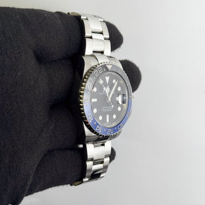 Rolex GMT-Master II "Batman" 40mm Black Dial Watch Ref# 126710BLNR