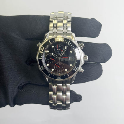 Omega Seamaster 41.50mm Black Dial Watch Ref# 213.30.42.40.01.001