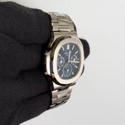 Patek Philippe Nautilus Perpetual Calendar 40mm Blue Dial Watch Ref# 5740-1G-001