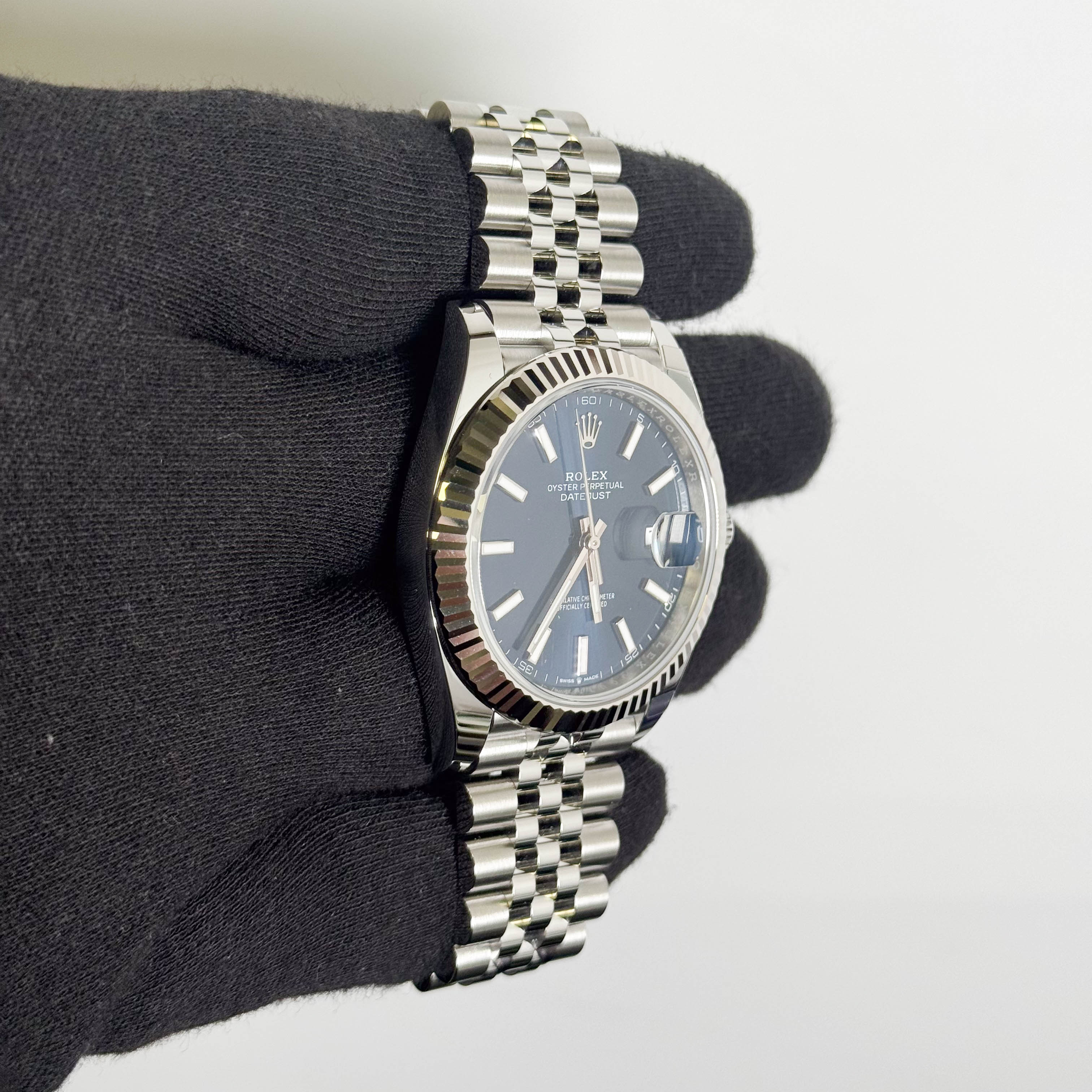 Rolex Datejust 41mm Blue Dial Watch Ref# 126334