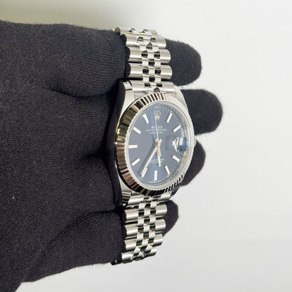 Rolex Datejust 41mm Blue Dial Watch Ref# 126334