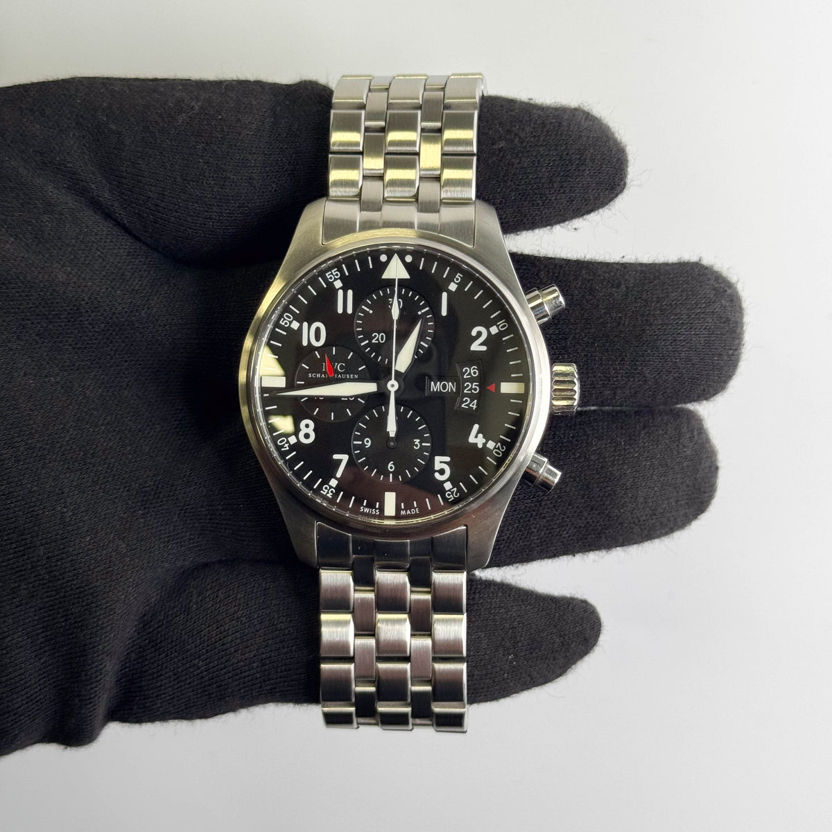 IWC Pilot 44mm Black Dial Watch Ref# IW377704