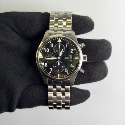 IWC Pilot 44mm Black Dial Watch Ref# IW377704