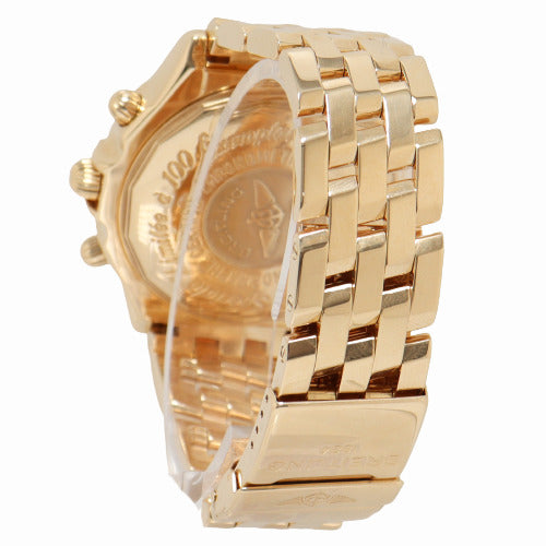 Rolex Mens Crosswind Yellow Gold Black Chronograph Dial Watch Reference# K13355 - Happy Jewelers Fine Jewelry Lifetime Warranty