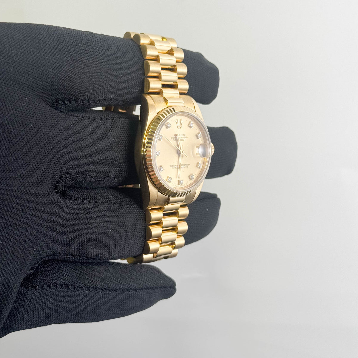 Rolex Datejust 31mm Champagne Dial Watch Ref# 68278