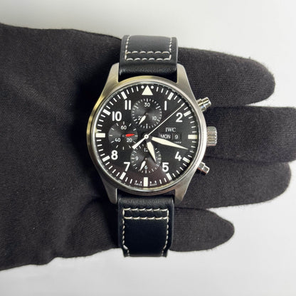 IWC Pilots 43mm Black Dial Watch Ref# IW377709