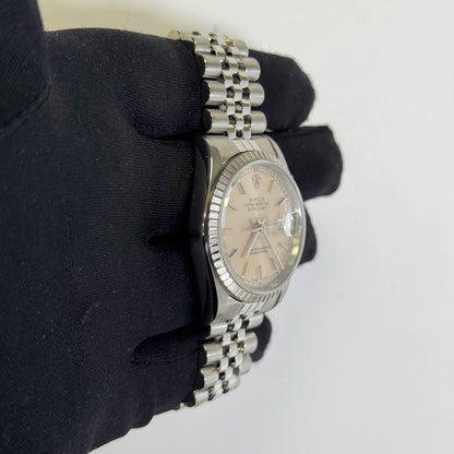 Rolex Datejust 36mm Silver Dial Watch Ref# 16220 - Happy Jewelers Fine Jewelry Lifetime Warranty