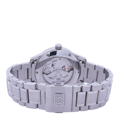 Grand Seiko Elegance GMT 40mm Stainless Steel 40mm Black Stick Dial Watch Reference# SBGE271G - Happy Jewelers Fine Jewelry Lifetime Warranty