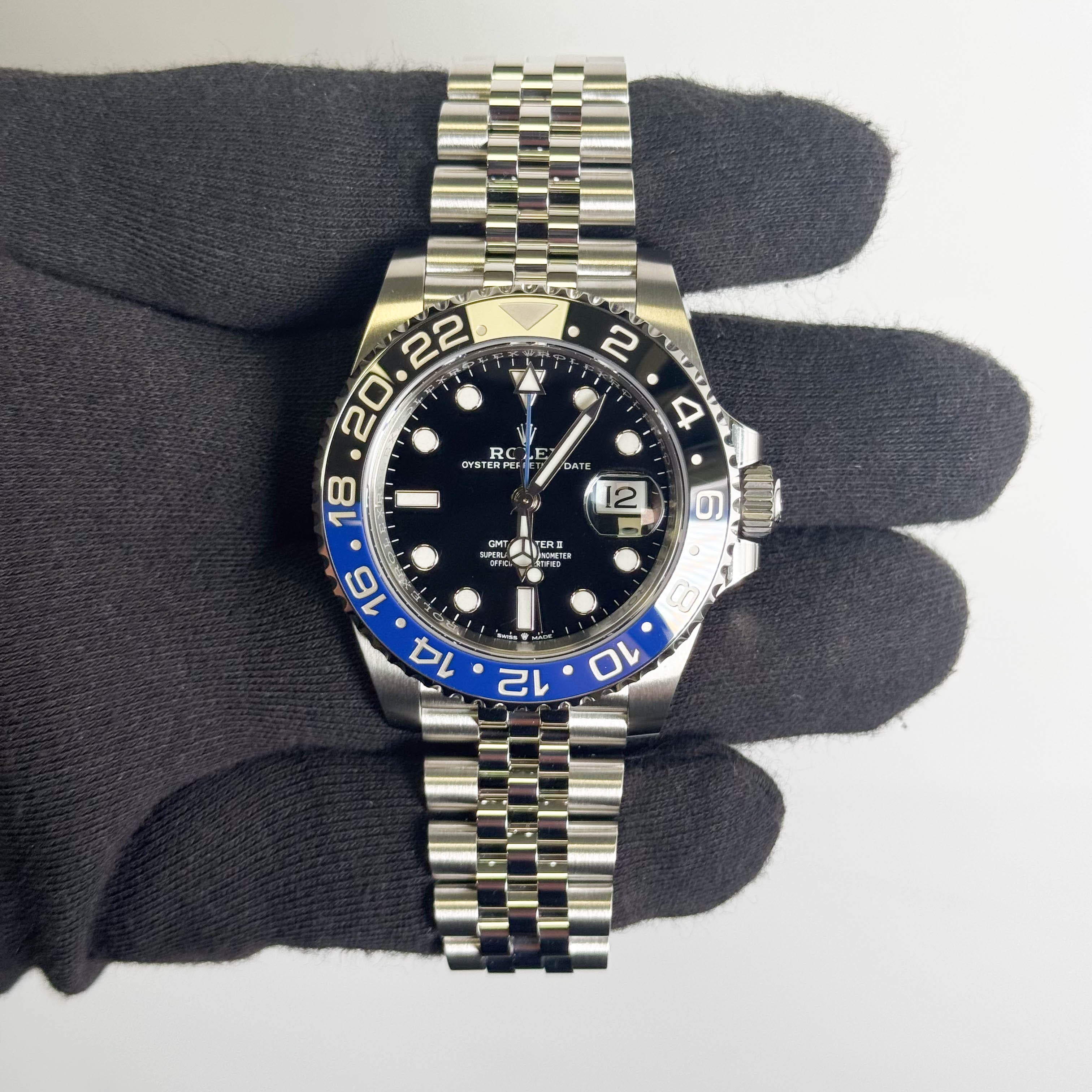 Rolex GMT Master II 40mm Black Dial Watch Ref# 126710BLNR – Happy