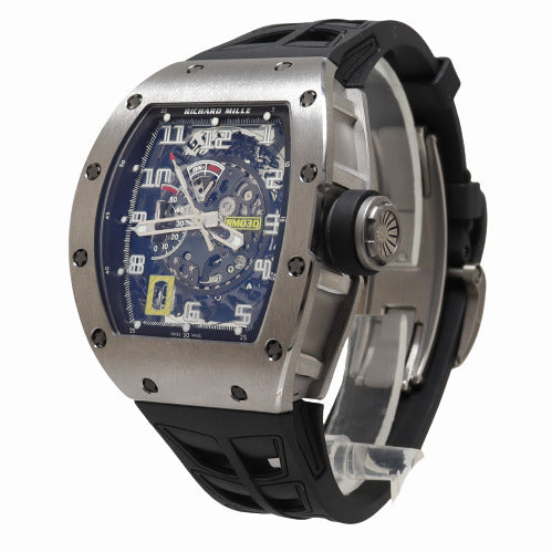 Richard Mille RM030 Titanium Skeleton Dial Watch Reference# RM030 - Happy Jewelers Fine Jewelry Lifetime Warranty