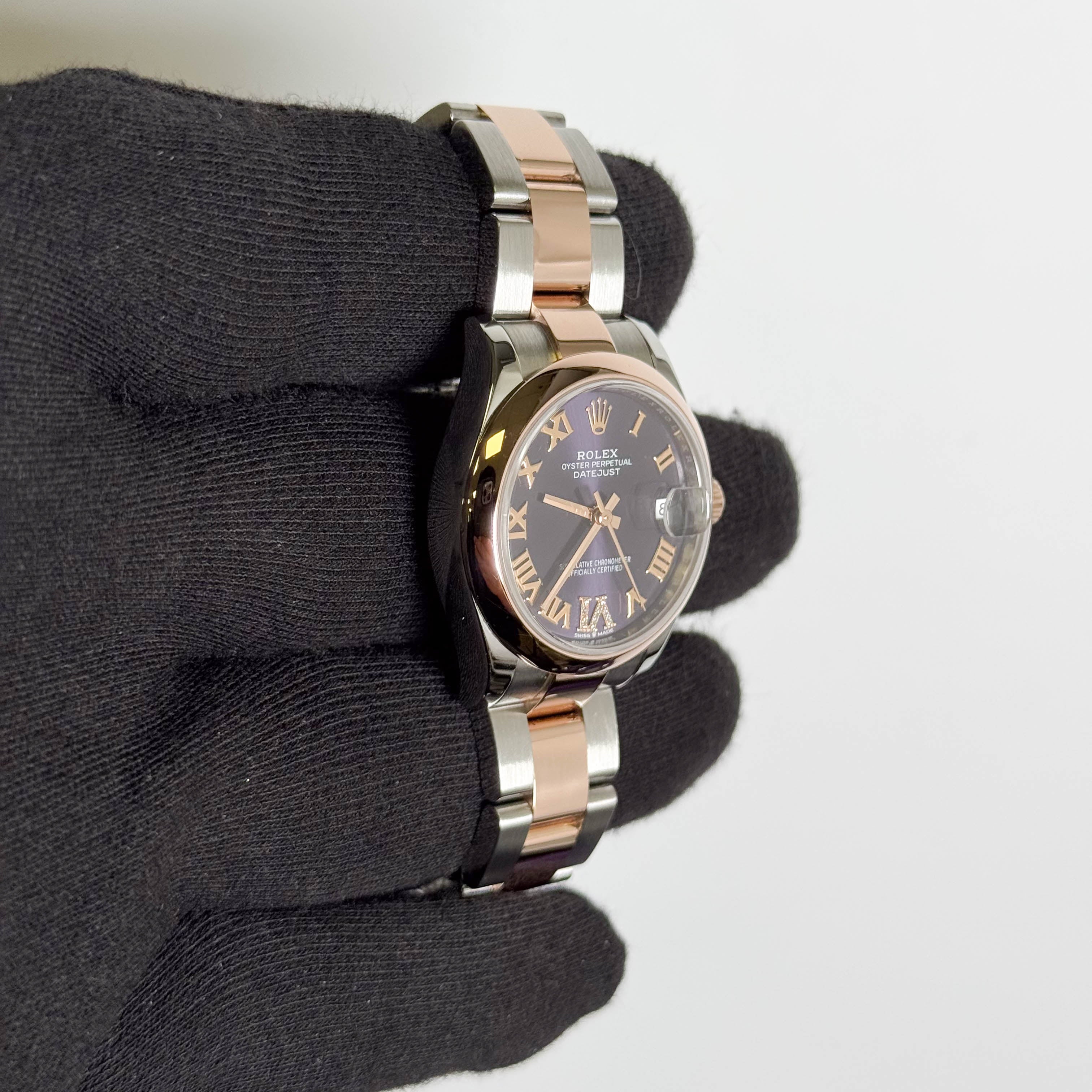 Rolex Datejust 31mm Purple Dial Watch Ref# 278241