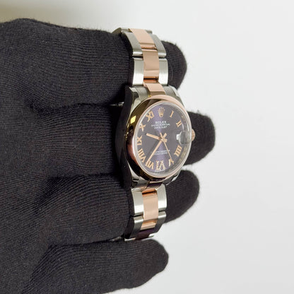 Rolex Datejust 31mm Purple Dial Watch Ref# 278241
