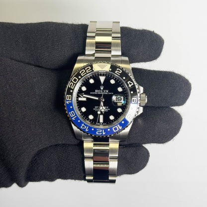 Rolex GMT Master II 40mm Black Dial Watch Ref# 126710BLNR