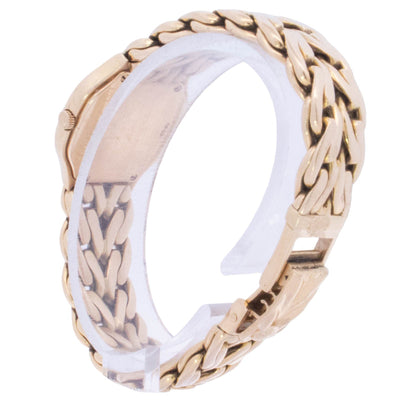 Patek Philippe La Flamme 21mmx23mm Yellow Gold Champagne Diamond Dial Watch Reference# 4815 - Happy Jewelers Fine Jewelry Lifetime Warranty