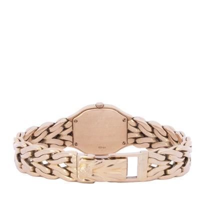 Patek Philippe La Flamme 21mmx23mm Yellow Gold Champagne Diamond Dial Watch Reference# 4815 - Happy Jewelers Fine Jewelry Lifetime Warranty