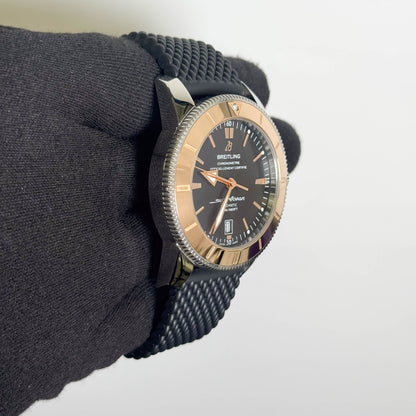 Breitling Superocean Heritage 46mm Black Dial Watch Ref: IB202012/BG20