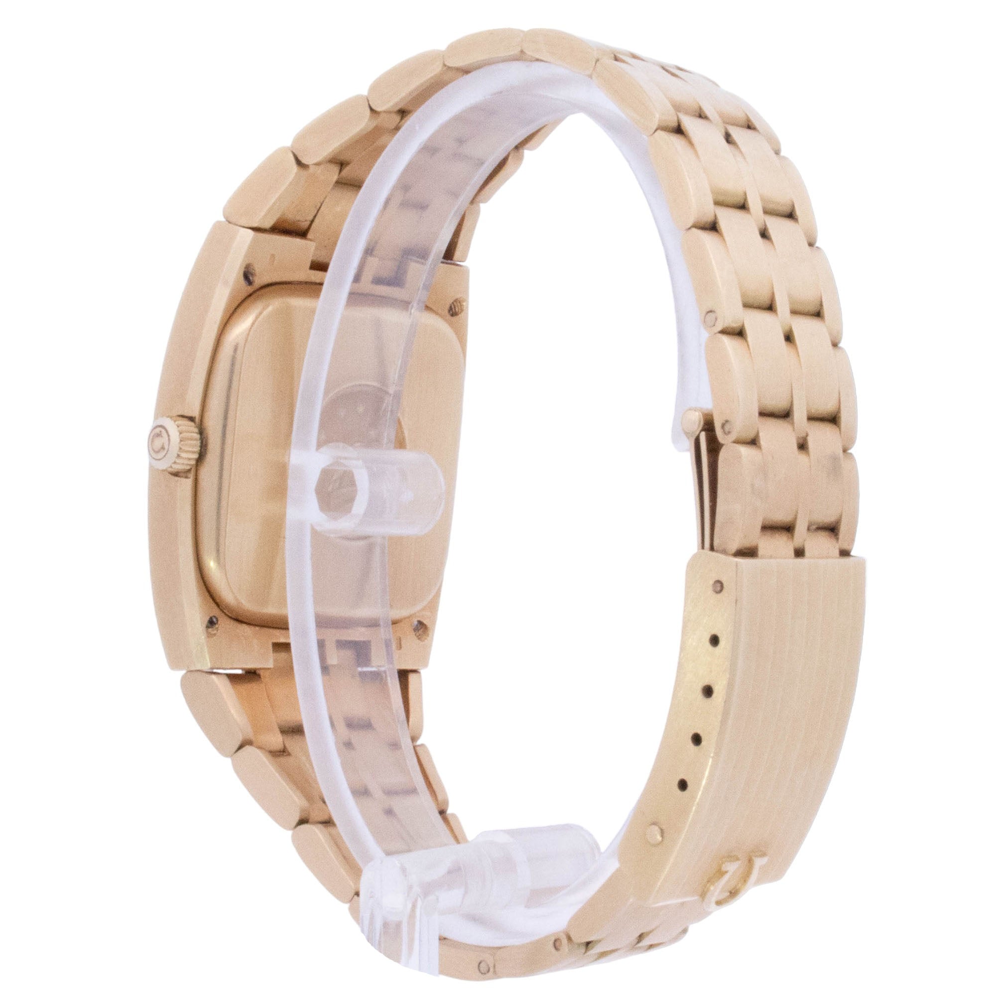 Omega Constellation 33mmx39mm Yellow Gold Champagne Stick Dial Watch Reference# 166.059 - Happy Jewelers Fine Jewelry Lifetime Warranty