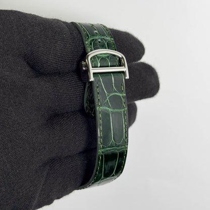 Cartier Santos 39mm Green Dial Watch Ref# WSSA0062