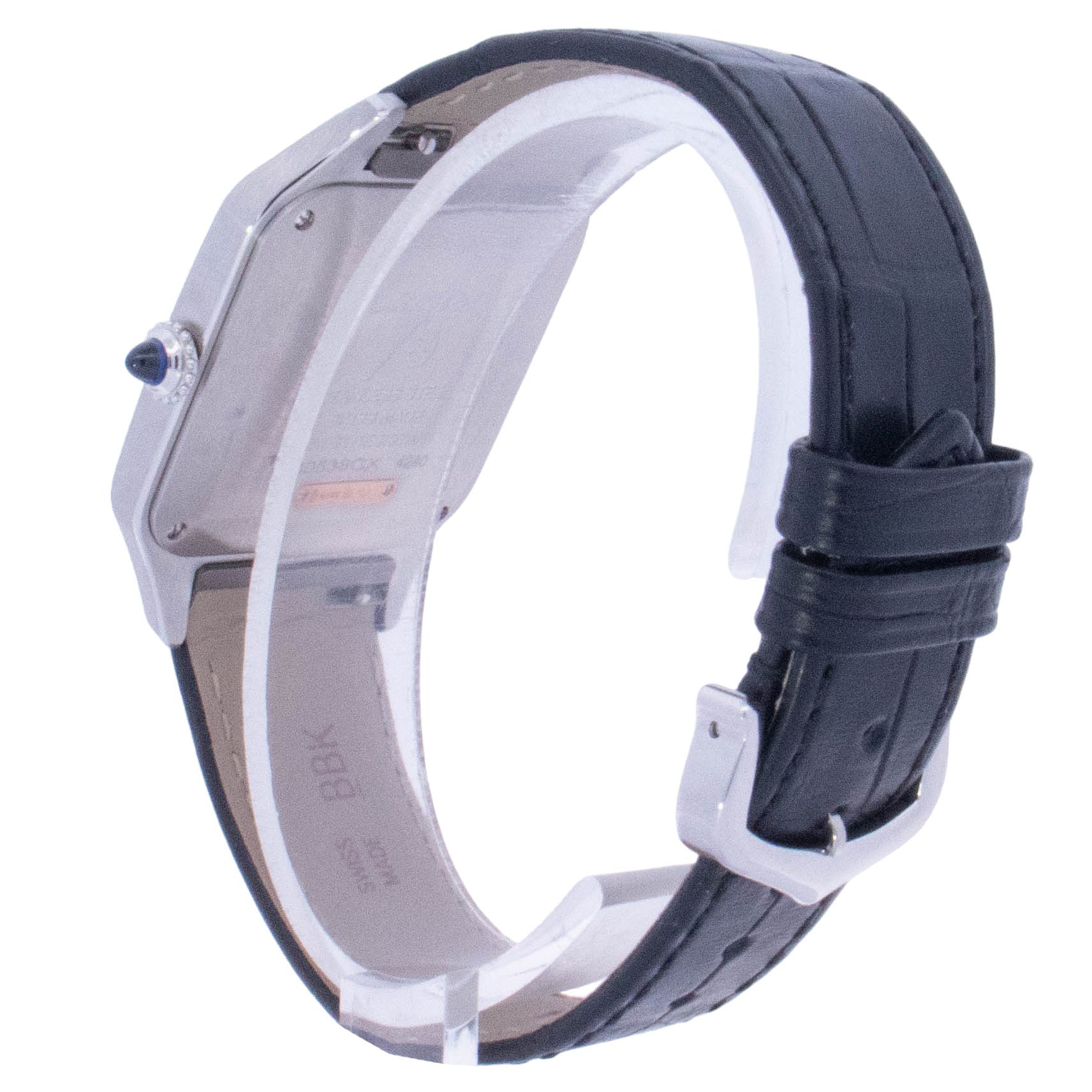 Cartier Santos Dumont 43.5 mm x 31.4 mm Rose Gold and Stainless Steel White Roman Dial Watch Reference# W2SA0011 - Happy Jewelers Fine Jewelry Lifetime Warranty