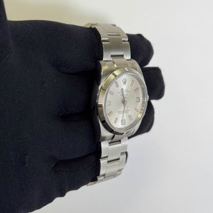 Rolex Air-King 34mm Silver Dial Watch Ref# 114210 - Happy Jewelers Fine Jewelry Lifetime Warranty