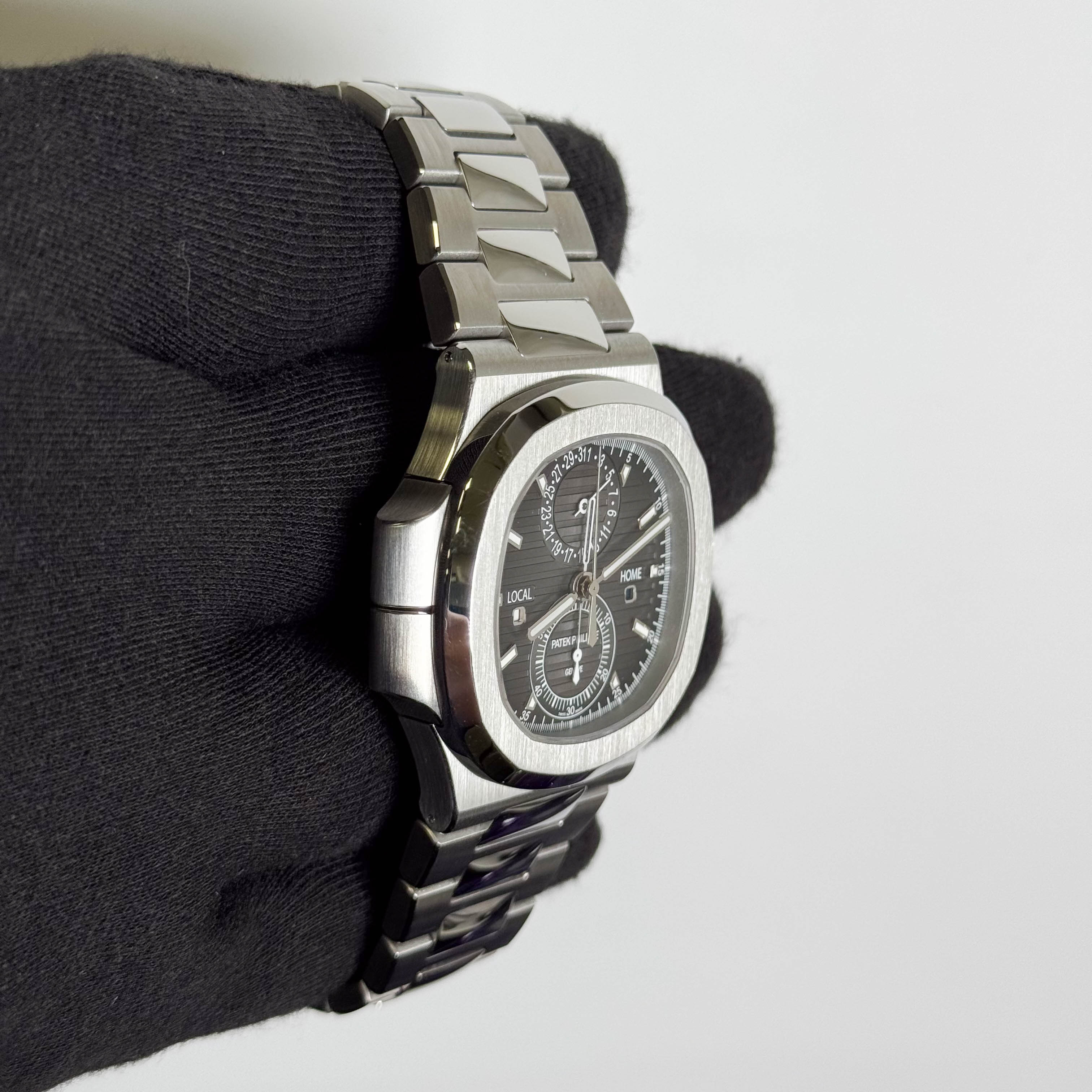 Patek Philippe Nautilus 40.5mm Grey Dial Watch Ref# 5990/1A-001