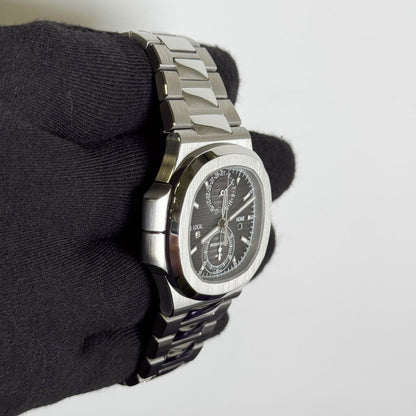 Patek Philippe Nautilus 40.5mm Grey Dial Watch Ref# 5990/1A-001