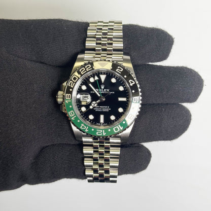 Rolex GMT-Master II "Sprite" 40mm Black Dial Watch Ref: 126720VTNR